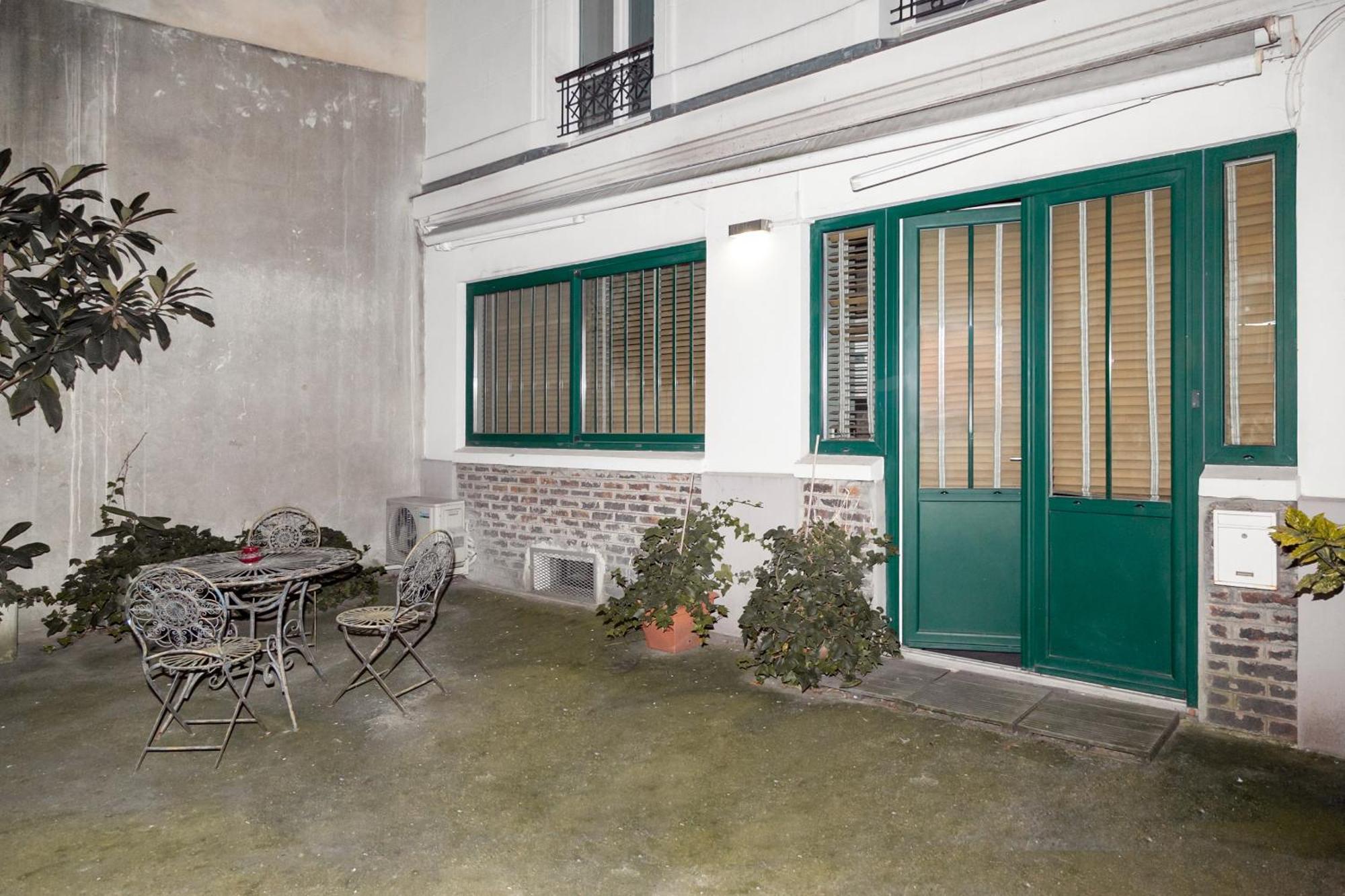 Apartament Loft Atypique Avec Terrasse, Calme Et Cosy Paryż Zewnętrze zdjęcie