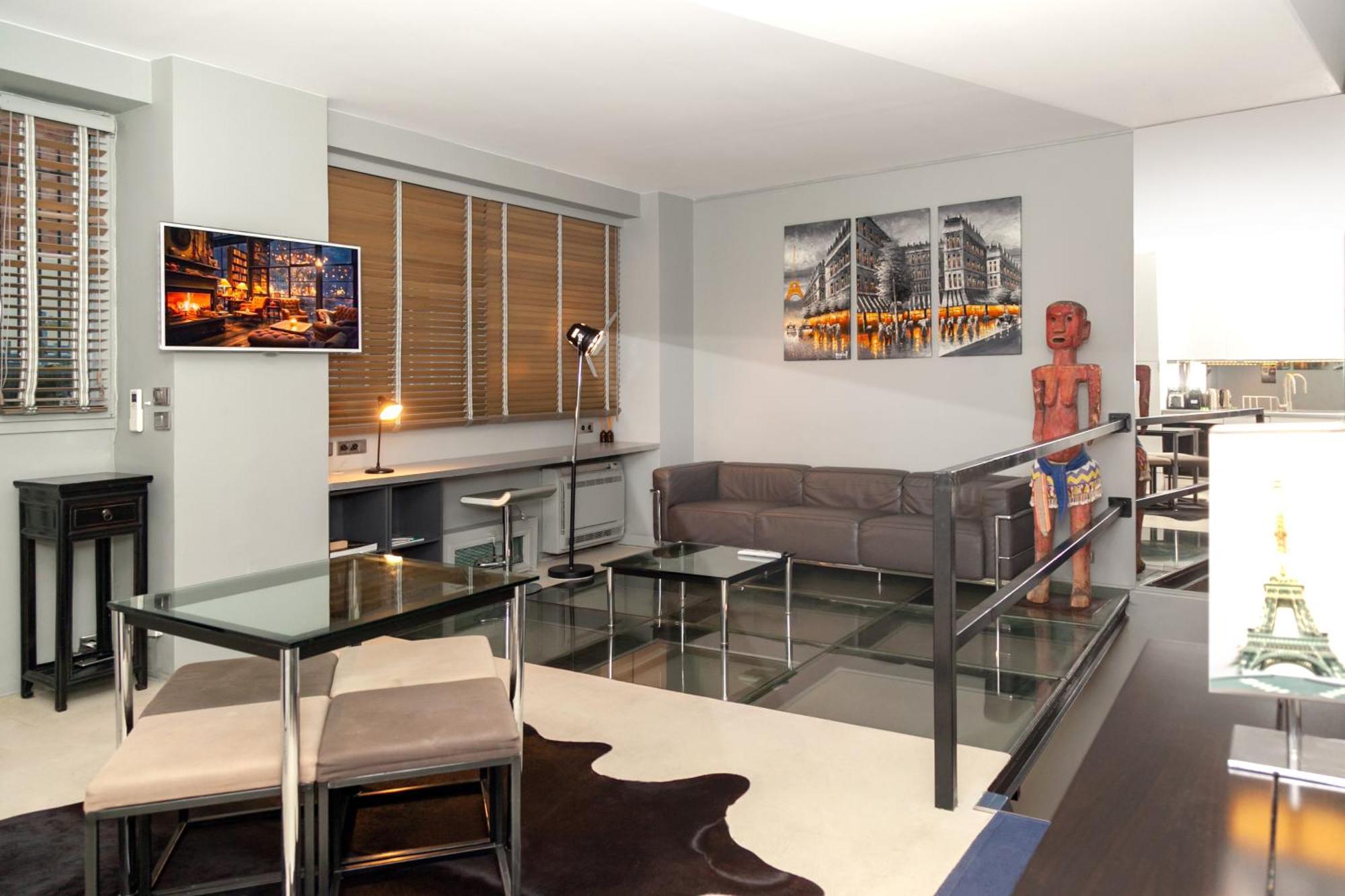 Apartament Loft Atypique Avec Terrasse, Calme Et Cosy Paryż Zewnętrze zdjęcie